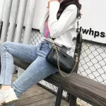 Woman Crossbody Bag Leather New Style In One Wide Straps Oulder Crossbody Bag 3 Pcs Set Oulder Bag With Mini Pocet