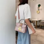 Sf Women Serpentine Crossbody Bag Mesger Bag Oulder Handle Crossbody Bags For Women Serpentine Hasp Mesger Bags