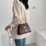 Stone Pattern PU Leather Crossbody Bags for Women SML Cross Body Brand Designer Lady Handbag Oulder Bags Luxury