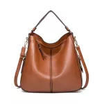 Vintage Brown Women Leather Handbags Luxury Designer Oulder Bags Hi Quity Brand Crossbody Bags For Women Bolso Mujer