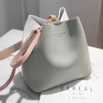 Women Bucet Bag New Pu Pand Oulder Mesger Fe Bags For Ng Ipad Ladies Handbag Ca