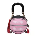 New Soulder Bags Personity Round Contrast CR Stitching Handbag Pu Leather Ladies Mesger Bag Ca Wild Basetbl Bag