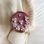 Women Round Bags Pu Leather Ell Ell Ell Ell Ell Pets Mesger Crossbor Bags Designer Single Oulder Diagon Round Bag