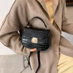 Stone Pattern Leather Crossbody Bag For Women Sac A Main Fe Oulder Bag Fe Handbags And Ses With Handle