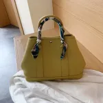 Sil Scarf Vintage Pu Leather Women Bag Elnt Tote Bags for Women Luxury Designer Handbag Lychee Pattern Lolita Oulder Bag
