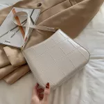 Women Handbag Fe Oulder Bag Solid Cr Youth Designer Pu Leather Bag Lit With Stone Grain