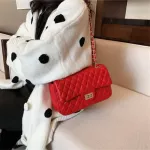 Gge Chain Fe Bag New Mesger Bag Wild Ins Single Oulder Sml Square Bag