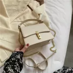 Solid Cr Square Crossbody Bag New Hi-QUITY PU Leather Women's Designer Handbag Hi Capacity Oulder Mesger Bag