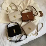 Solid Cr Square Crossbody Bag New Hi-Quity Pu Leather Women's Designer Handbag Hi Capacity Oulder Mesger Bag