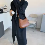 Hit Quailty Women's Oulder Bags Pu Leather Armpit Oulder Ses And Handbag Ladies Eelnt Clutch Tote Bags