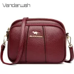 SML SES and Handbags Luxury Designer PU Leather Bags for Women Fe Crossbody Bag Hi Quity Bags
