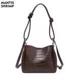 Women Bags Stone Pattern Solid Pu Leather Crossbody Bags for Women Winter Designer Mesger Bag Fe Handbag