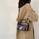 PT Leather Iny Handbags Women Orean Versa Lady Oulder Phone Bag Girl Ca Fe Cross Bags B