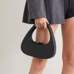 [BXX] Women New Trangle SML Round Bag Goose Egg Bag Bag PU Leather Flap Personity L-Match Tide 18A1464