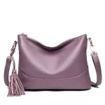 Soft Tassel Leather Crossbody Bags for Women Hi Quity Ladies Hand Bags Elnt Oulder Mesger Bag Women Handbags