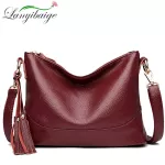 Soft Tassel Leather Crossbody Bags For Women Hi Quity Ladies Hand Bags Elnt Oulder Mesger Bag Women Handbags