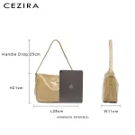 CEZ Brand Designer Women PU VN Leather Oulder Bags Style Zier Underarm Handbags Ladies Ca Crossbody