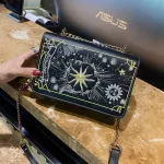 Tarot Brdery Magic Bo S Pu Se Daily Clutch Bag Ladies Oulder Bag Chain Handbag Crossbody Mesger Bag
