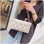 Chain Oulder Bag For Women Pu Leather Crossbody Bag Solid Cr Wen Bag L-Match Popular Designer Baguette Bag