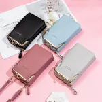 Jin Women Phone Crossbody Bag Pu Leather Mini Oulder Mesger Bag Large Capacity Travel Portable Cn Se Card Pouch