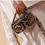 Styli Chains Women Bag Vintage Crocodile Leather Handbag Ses Mini Sml Oulder Crossbody Bags Fe Travel Clutch Bag