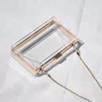 New Mmer Day Clutches Women Acrylic Clear Bag Se Transparent Crossbody Bag Women Handbag Party Wedding Ning Clutch