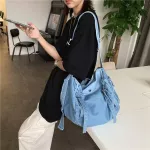 Big Capacity Solid Cr Canvas Bag Fe Mesger Bag For Women Oulder Bag Designer Hi Quity Crossbody Bag Sac A Main