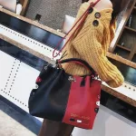 Amberler Women Pu Leather Handbags Large Capacity Tote Bags Ladies Oulder Bag Vintage Fe Crossbody Bags For Women