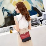 Single Oulder Diagon Loc Bucle Fe Bag Rhombic Fabric Mobile Wlet Ladies Multifunction Handbag