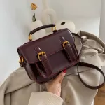 Vintage Ladies Handbag Saddle Bag Pu Leather Multi-Pocet Oulder Bags New Design Travel Crossbody Bag Women Mesger Handbags
