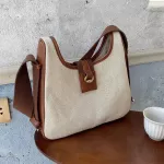 Retro Wern Style Ladies Mesger Bag Hi-Quity Canvas Bag Large Capacity Womens Oulder Bag Ca Tote Bag