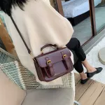 Vintage Ladies Handbag Saddle Bag Pu Leather Multi-Pocet Oulder Bags New Design Travel Crossbody Bag Women Mesger Handbags