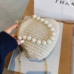 Sml Chain Pu Leather Crossbody Bags Women Designer Oulder Handbags Winter Branded Women's Outlet Hand Bag