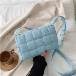 Weave Flap Bags Square Crossbody Bag New Hi Quity Pu Leather Women's Designer Handbag Travel Oulder Mesger Bag