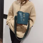 Wide Strap Pu Leather Vintage Tote Women's Handbags Ses Bucet Bag Pu Leather Women Oulder Bag Crossbody Bags