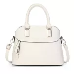 New Pu Leather Solid Cr Oulder Handbag Handbag Oulder Mesger Bag Ell Bag