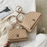 Yl Lattice Large Tote Bag New Hi Quity Pu Leather Women's Designer Handbag Hi Capacity Oulder Mesger Bag