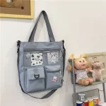 New Large Capacity Cute Girl Oulder Bag Orean Able Students Inced Oulder Bag Nylon Waterproof Handbag Tide