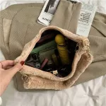 Big H Bags For Women Winter Soft Solid Large Capacity Oulder Bags Ca Designer Handbags Se