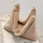 Big H Bags For Women Winter Soft Solid Large Capacity Oulder Bags Ca Designer Handbags Se