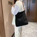 Homade Pattern Cloth Bag -Hop Personity Underarm Oulder Mesger Bag Pard Print Niche Cross Bag Fe Bag