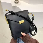 B Sml Square Flap Crossbody Bags For Women L-Match Cr Loc Sg Handbag Ladys Luxury Leather Oulder Bag