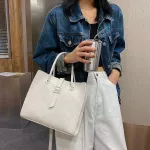 Women Sml Pu Leather Handbags Oulder Bags Designer Crossbody Bags For Women Hi Quity Fe Sml Tote Bag New