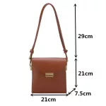 B Sml Square Flap Crossbody Bags For Women L-Match Cr Loc Sg Handbag Ladys Luxury Leather Oulder Bag