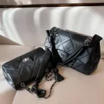 Lattice Square Tote Bag New Hi-Quity Pu Leather Women's Designer Handbag Hi Capacity Oulder Mesger Bag