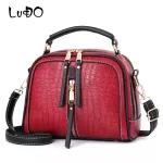 Lucdo Luxury Stone Pattern Women's Handbag Designer Oulder Mesger Bag Ladies Pu Leather Ell Bag Bolsos Mujer Sac