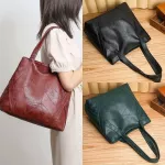Women Leather Handbags New Hi Quity FE Soft Leather Bag Vintage Large Capacity Tote Bag Fe Sac a Main