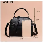 LURE LUXURY SOLID CR Women's SML Handbags Designer, Mesger Bag Ladies Pu Leather Mesger Ell Bags