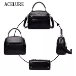 LURE LUXURY SOLID CR Women's SML Handbags Designer, Mesger Bag Ladies Pu Leather Mesger Ell Bags