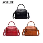 LURE LUXURY SOLID CR Women's SML Handbags Designer, Mesger Bag Ladies Pu Leather Mesger Ell Bags